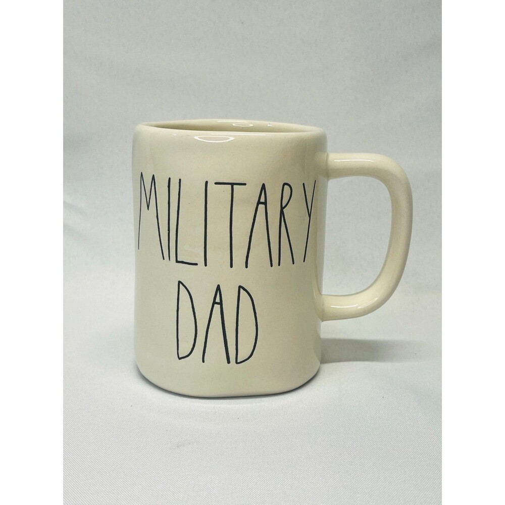 Rae Dunn Military Dad Mug National Guard Air Force Army Navy Marine Coast Guard